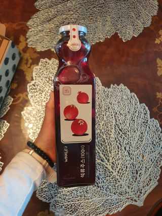 [바이윙클] 페르시아 유기농 석류 착즙주스 750ml 2병 + 선물박스 세트 — 5점을 준 리뷰어가 2022년 2월 올린 사용 사진
