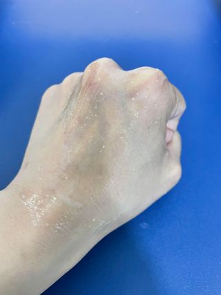 랑벨 수퍼내츄럴 아쿠아 수딩 크림 100ml — 3.5점을 준 리뷰어가 2022년 7월 올린 사용 사진