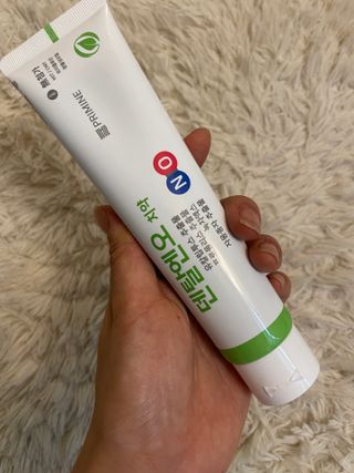프리마인 유해균 뿐만 아니라 유익균까지 씻어내는 치약은 그만, 건강한 구강환경을 만드는 덴탈엔오 — 4.5점을 준 리뷰어가 2023년 3월 올린 사용 사진