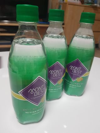 몽베스트 Montbest with Sparkling water Lemon OR Lime 20병(랜덤) — 5점을 준 리뷰어가 2022년 8월 올린 사용 사진