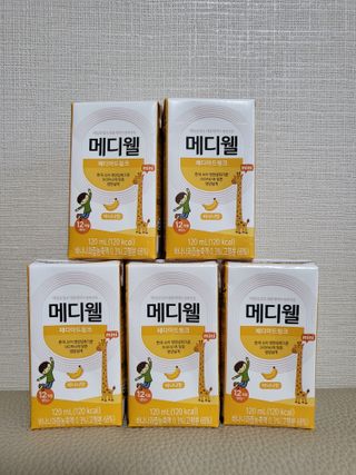 메디웰 페디아드링크 미니 바나나맛 — 5점을 준 리뷰어가 2022년 8월 올린 사용 사진