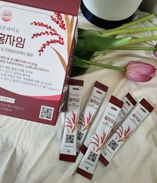 하루 1포로 콜레스테롤, 유산균, 고역가 소화효소까지 한번에 섭취! 다온바이오 홍자임 1개월분(30포) — 5점을 준 리뷰어가 2022년 12월 올린 사용 사진