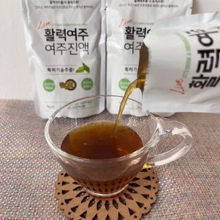 참유원 특허제조 활력 여주진액 여주즙 50포 — 5점을 준 리뷰어가 2022년 3월 올린 사용 사진