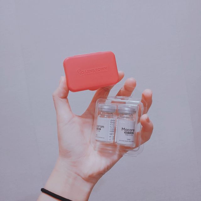 [렌즈타운]백투베이직 마카롱 리뷰 사진