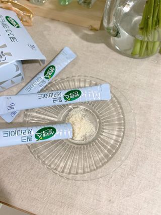 셀렉스스포츠 셀렉스 밀크세라마이드 저분자피쉬콜라겐 28포 X 1박스 — 5점을 준 리뷰어가 2021년 5월 올린 사용 사진