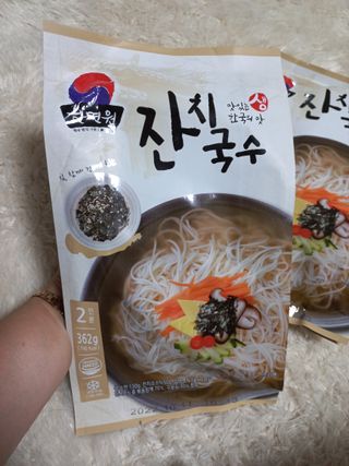 [한면원] 잔치국수 2인분 — 3점을 준 리뷰어가 2022년 7월 올린 사용 사진