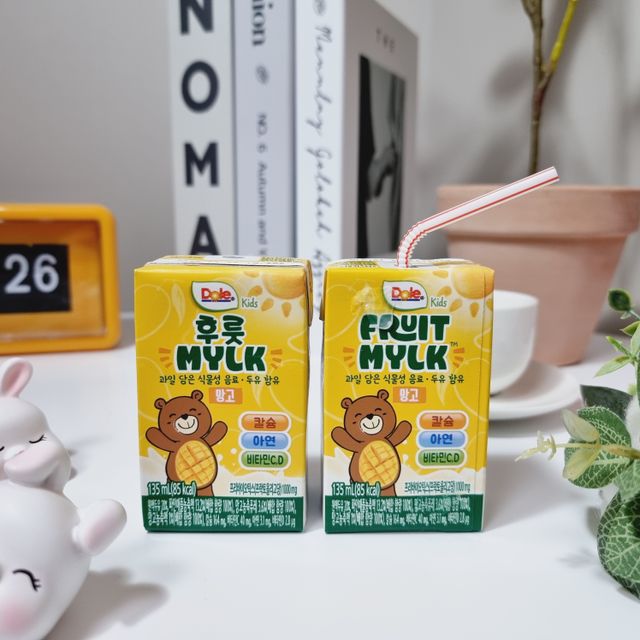 Dole 후룻Mylk 망고 135ml X32입 X1박스 리뷰 사진