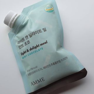 아므_이너뷰티 라이트 앤 딜라이트 밀 민트 초코 — 5점을 준 리뷰어가 2021년 7월 올린 사용 사진