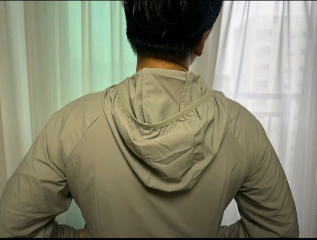 ★(회색)다운블로우 남성 에어로 윈드 초경량 후드 바람막이 DBC 1806M 리뷰 사진