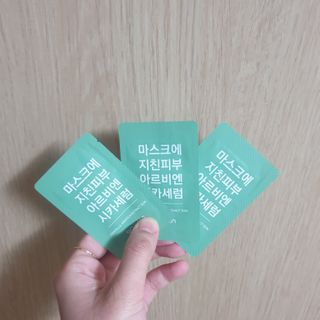 아르비엔 마일드케어 비건 수분진정토너 — 5점을 준 리뷰어가 2021년 1월 올린 사용 사진