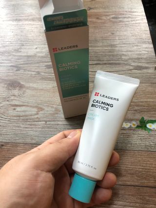리더스코스메틱 리더스 카밍 바이오틱스 크림 마스크 — 5점을 준 리뷰어가 2021년 9월 올린 사용 사진