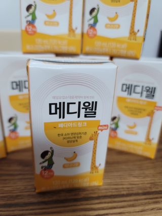 메디웰 페디아드링크 미니 바나나맛 — 5점을 준 리뷰어가 2022년 8월 올린 사용 사진