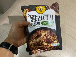 한성기업 무볼레 왕건더기 볶음밥 갈릭스테이크 — 5점을 준 리뷰어가 2021년 10월 올린 사용 사진