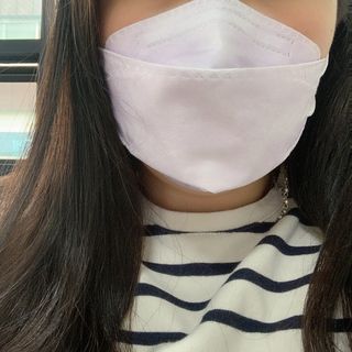 [이지아 마스크] 애니가드 더솔루션마스크 KF80 대형 컬러 4종 — 5점을 준 리뷰어가 2021년 6월 올린 사용 사진