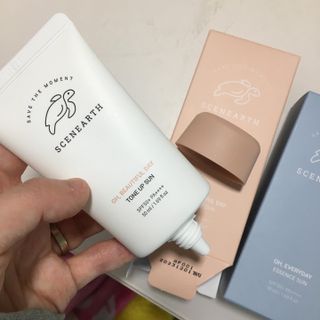 [라이브캠페인] 씨널스 에센스 선/톤업 선, 토너/에센스 세트 — 5점을 준 리뷰어가 2022년 2월 올린 사용 사진