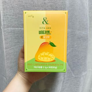 비타앤C 레몬맛, 망고맛 — 4점을 준 리뷰어가 2021년 7월 올린 사용 사진
