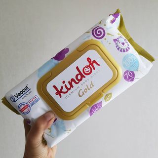 킨도 아기 물티슈 골드 일반형 — 5점을 준 리뷰어가 2021년 4월 올린 사용 사진