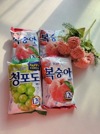 청포도캔디 복숭아캔디 — 5점을 준 리뷰어가 2022년 11월 올린 사용 사진