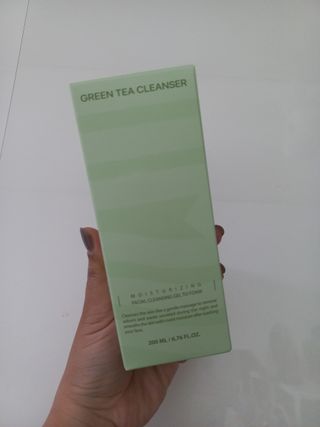 프리마인 메이크업과 들뜨는 각질까지 한방에 깐달걀로! 순하기까지한 셀베이스 그린티클렌저(200ml) — 4점을 준 리뷰어가 2023년 5월 올린 사용 사진