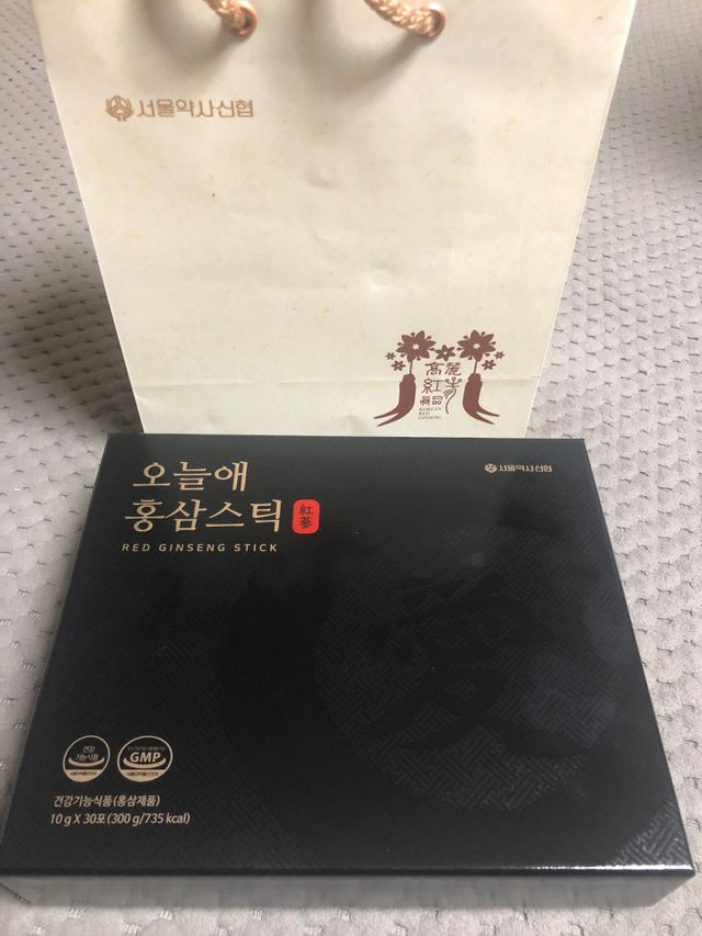 서울약사신협_오늘애홍삼스틱_10gx30포 리뷰 사진