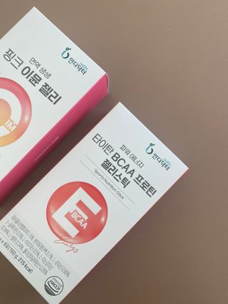 인디닥터 면역 생생 핑크 이뮨 젤리 + 타이탄 BCAA 프로틴 젤리스틱 — 5점을 준 리뷰어가 2022년 3월 올린 사용 사진