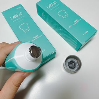 치과에서 쓰는 치약 _ 라벨제로 저불소 꼬마, 키즈, 유아, 베이비, 주니어 안전한 어린이치약 — 5점을 준 리뷰어가 2023년 3월 올린 사용 사진