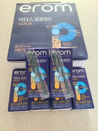 이롬 erom 닥터스 프로틴 골드 — 5점을 준 리뷰어가 2021년 4월 올린 사용 사진