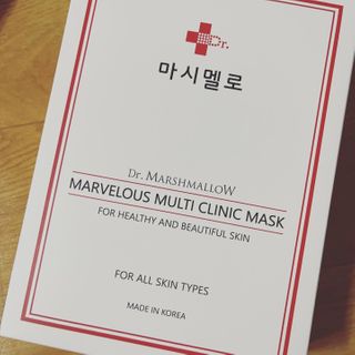 닥터마시멜로 마블러스 멀티 클리닉 마스크 — 4.5점을 준 리뷰어가 2021년 2월 올린 사용 사진