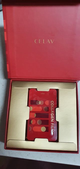 프리마인 귀족의 콜라겐, 92배 흡수율. 럭셔리 프리미엄 셀라브 콜라겐필름 30매 — 5점을 준 리뷰어가 2021년 10월 올린 사용 사진