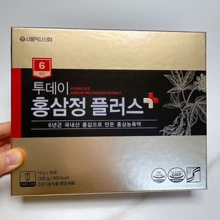 서울약사신협_투데이홍삼정플러스스틱_10g x 30포 — 5점을 준 리뷰어가 2021년 2월 올린 사용 사진