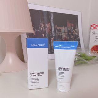 더마포레스트 모이스처라이징 아쿠아크림 / 수분크림 히알루론산 펩타이드 보습 미백 주름개선 — 5점을 준 리뷰어가 2021년 7월 올린 사용 사진