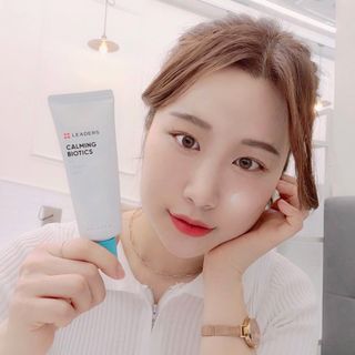 리더스코스메틱 리더스 카밍 바이오틱스 크림 마스크 — 3점을 준 리뷰어가 2021년 3월 올린 사용 사진
