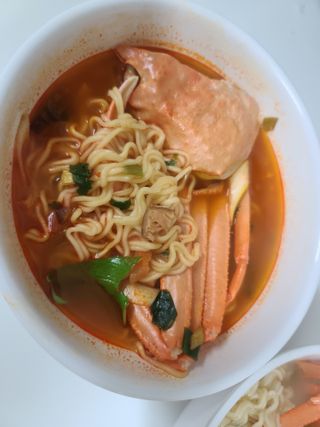 [풀무원] 자연은맛있다 정면, 백면, 홍면  세트 — 5점을 준 리뷰어가 2021년 4월 올린 사용 사진