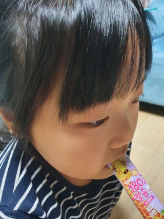 다나음 180도 칼슘젤리+아연면역젤리 — 5점을 준 리뷰어가 2022년 1월 올린 사용 사진