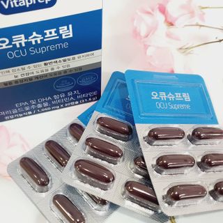 뉴트리션팩토리 비타프렙 오큐슈프림 루테인 오메가3 1050mg — 5점을 준 리뷰어가 2021년 7월 올린 사용 사진