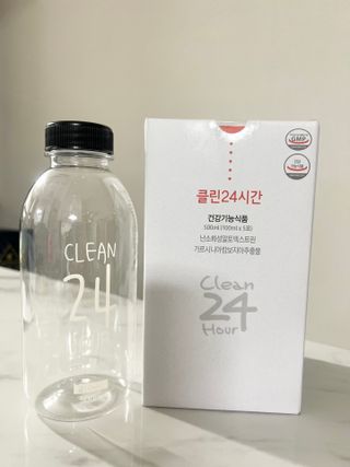클린24시간 1BOX(5포) + 전용보틀(500ml) — 5점을 준 리뷰어가 2023년 3월 올린 사용 사진