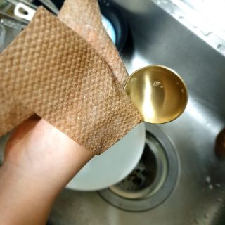 블뤼엔 일회용 수세미 — 5점을 준 리뷰어가 2021년 4월 올린 사용 사진