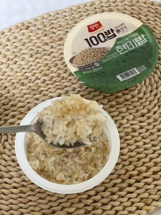 [구매평]양반 동원 양반 100밥 현미밥, 130g, 12개 — 5점을 준 리뷰어가 2025년 4월 올린 사용 사진