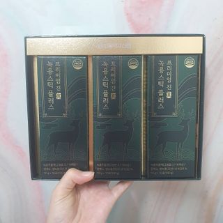 서울약사신협_프리미엄 진 녹용스틱 플러스10g x 30포 — 5점을 준 리뷰어가 2021년 8월 올린 사용 사진