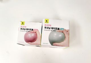 트라택 쿠셔닝 웨이트볼 0.5kg + 1kg SET — 4점을 준 리뷰어가 2022년 5월 올린 사용 사진