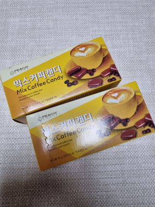 (주) 피치코리아 믹스커피캔디76g x2개입 — 5점을 준 리뷰어가 2022년 11월 올린 사용 사진