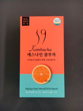 리넥무역 에스나인 콤부차 건강발효 콤부함량59 자몽 5gx10포 — 5점을 준 리뷰어가 2021년 7월 올린 사용 사진