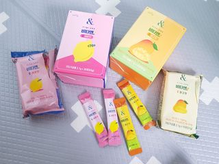 비타앤C 레몬맛, 망고맛 — 3점을 준 리뷰어가 2021년 6월 올린 사용 사진