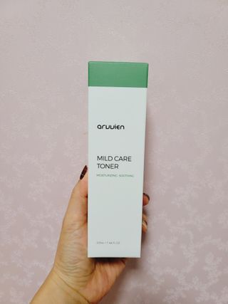 아르비엔 마일드케어 비건 수분진정토너 — 5점을 준 리뷰어가 2021년 1월 올린 사용 사진