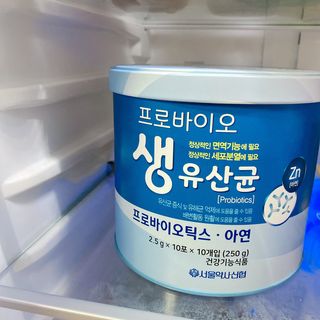 서울약사신협_프로바이오생유산균_2.5G x 100포 — 5점을 준 리뷰어가 2021년 6월 올린 사용 사진