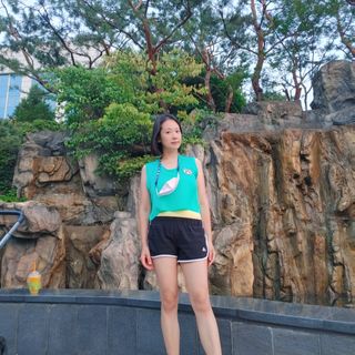[스테이피플] SILKY SLEEVELESS LOGO TOP — 5점을 준 리뷰어가 2022년 6월 올린 사용 사진