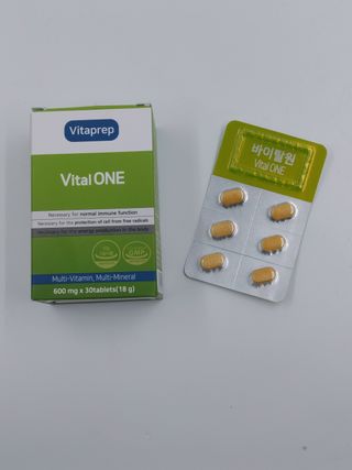 뉴트리션팩토리 비타프렙 바이탈원 종합비타민 멀티비타민 600mg — 5점을 준 리뷰어가 2021년 10월 올린 사용 사진
