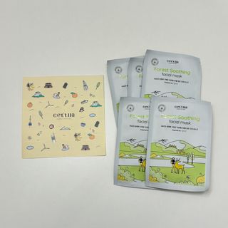 세뚜아(Cettua) [세뚜아] 포레스트 수딩 마스크 Cettual Forest  Soothing Mask 5매 — 5점을 준 리뷰어가 2024년 1월 올린 사용 사진