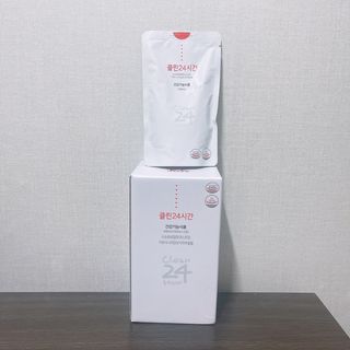 클린24시간 1BOX(5포) + 전용보틀(500ml) — 4.5점을 준 리뷰어가 2022년 12월 올린 사용 사진