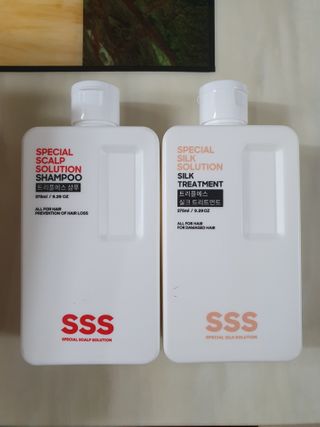 트리플에스 탈모 샴푸 275ml + 실크 트리트먼트 275ml — 5점을 준 리뷰어가 2021년 2월 올린 사용 사진